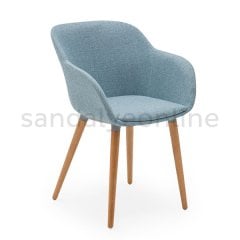 Shell N Pad Kitchen and Lounge Chair Blue