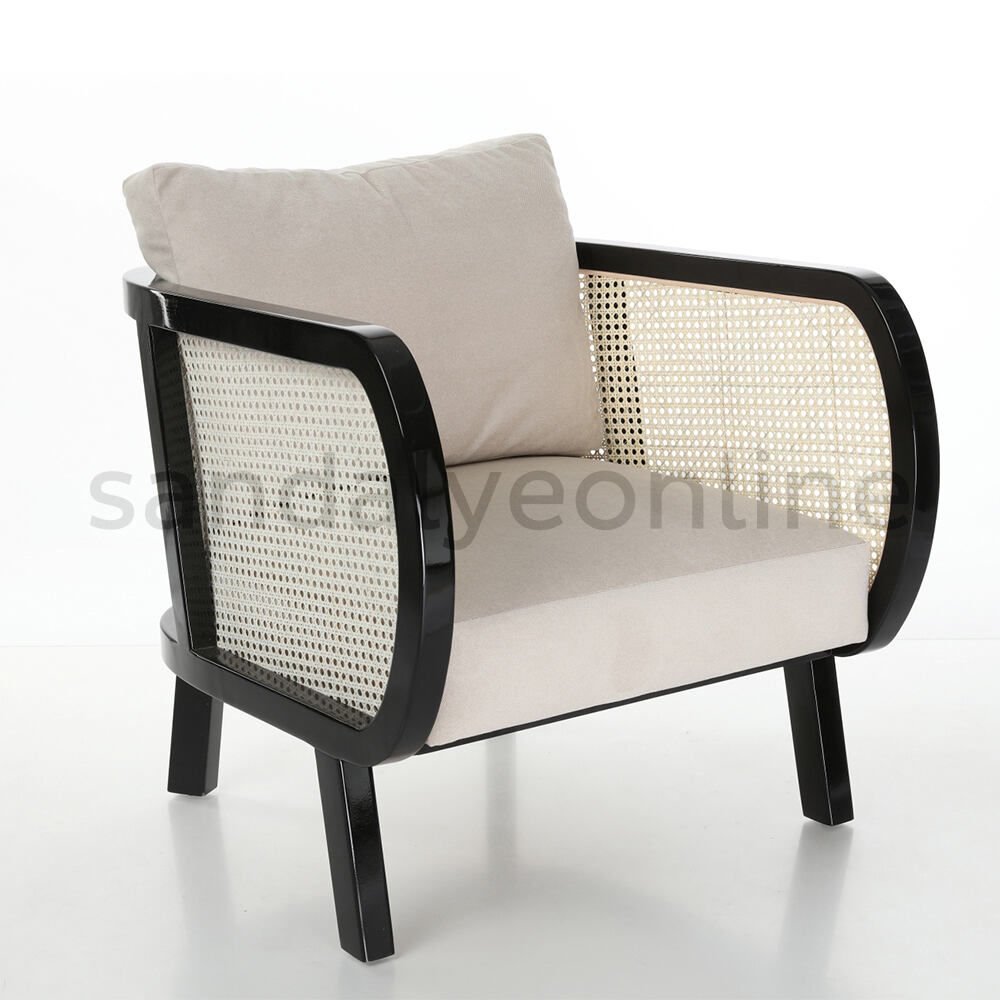 Beige Hazeran Berjer Sandalyeler - Sandalye Online