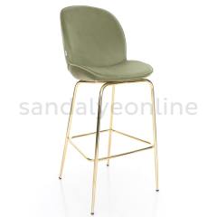 Cara Gold Foot Bar Chair