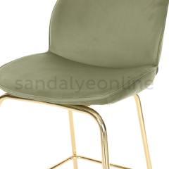 Cara Gold Foot Bar Chair