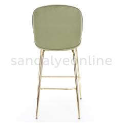Cara Gold Foot Bar Chair