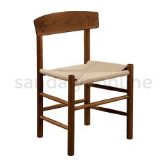 Olsen Ahşap Sandalye Koyu Ceviz Ahşap Sandalye Modelleri - Sandalye Online
