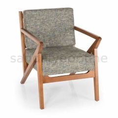 Slim Wooden Cafe Armchair