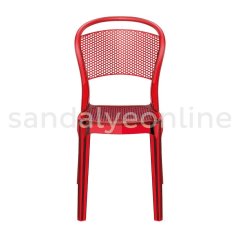 Bee Kırmızı Plastik Sandalye