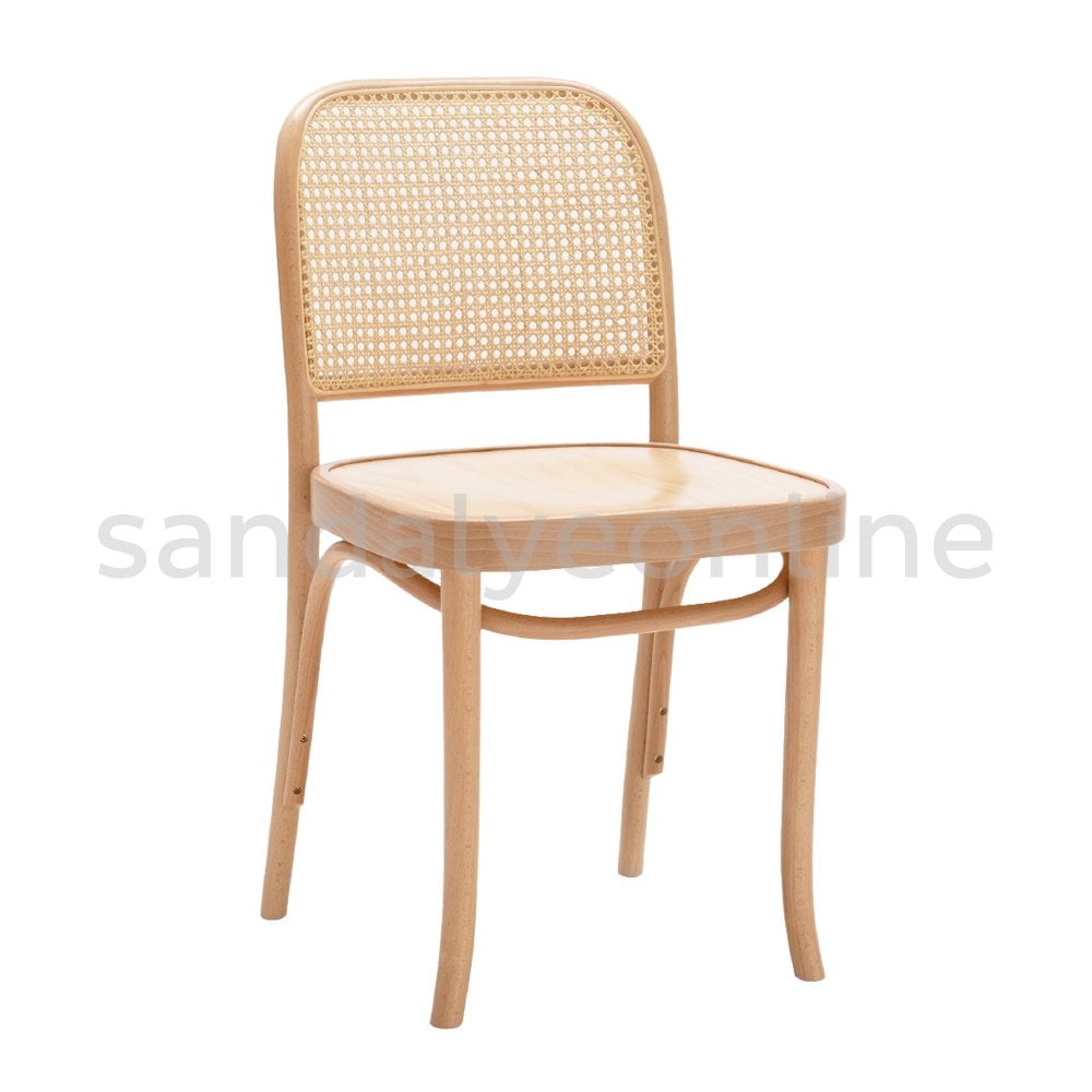 Lina Natural Wood Chair Chairs - Sandalye Online
