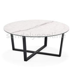 Floren Glass Laminated Ceramic Coffee Table