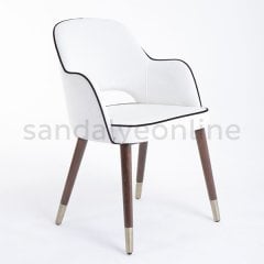 Ronia Wood Upholstered Chair
