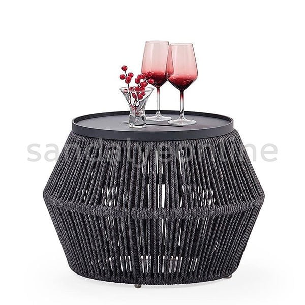 Lawn Aluminum Frame Woven Table