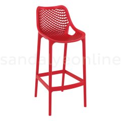 Air Bar Sandalyesi Kırmızı - 65 cm