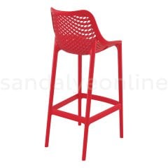 Air Bar Sandalyesi Kırmızı - 65 cm