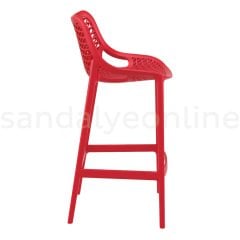 Air Bar Sandalyesi Kırmızı - 65 cm