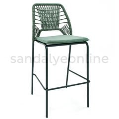 Julian Braided Outdoor Bar Chair