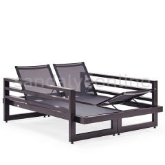 Yantis Aluminum Double Sun Lounger Sun Loungers - Sandalye Online