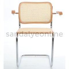 Cesca Kollu Hazeran Ahşap Sandalye