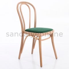 Justina Wood Upholstered Chair