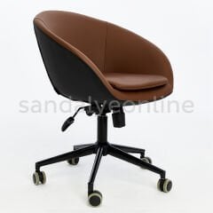 Juno Deri Döşemeli Çalışma Sandalyesi