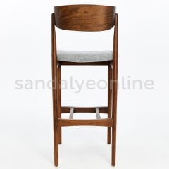 Nara Ahşap Bar Sandalyesi