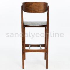 Nara Ahşap Bar Sandalyesi