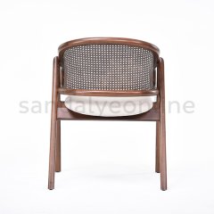 Peru Oturumu Döşemeli Hazeran Sandalye