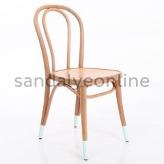 Justina Ahşap Sandalye Naturel - Sandalye Online