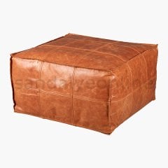 Cuover Leather Pouf Ottomans & Benches - Sandalye Online