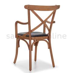 Davina Upholstered Tonet Chair with Armrests