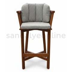 Svanet Ahşap Bar Sandalyesi