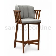 Svanet Wooden Bar Chair
