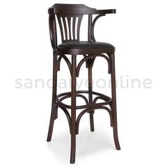 Rodi Ahşap Bar Sandalyesi