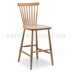 Bonanza Ahşap Bar Sandalyesi
