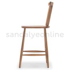 Bonanza Ahşap Bar Sandalyesi
