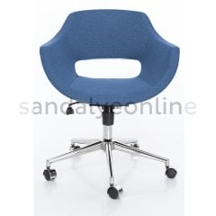 Turtle Study Chair Navy Blue