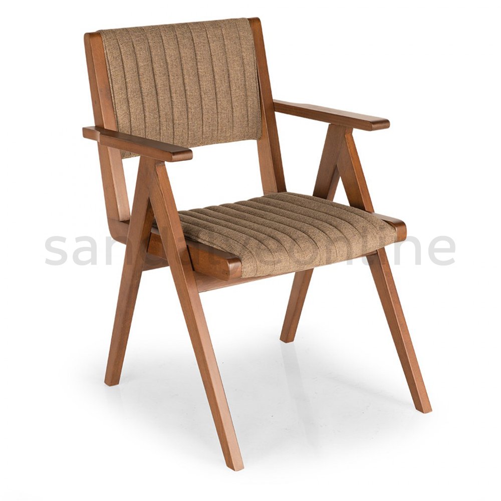 Marinette Ahşap Kafe Sandalyesi