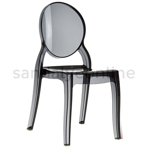 Elizabeth Dining Chair - Black Transparent