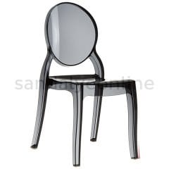 Elizabeth Dining Chair - Black Transparent