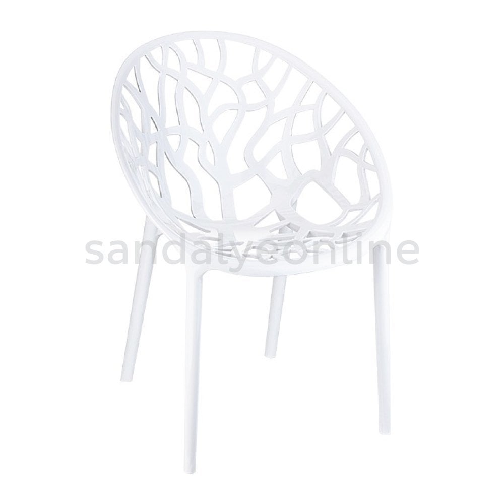 Crystal White Plastic Chair