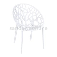 Crystal White Plastic Chair