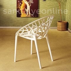 Crystal White Plastic Chair
