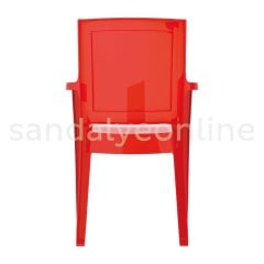Arthur Red Polycarbonate Chair