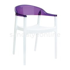 Carmen White Balcony Chair