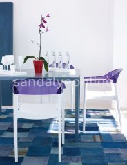 Carmen White Balcony Chair