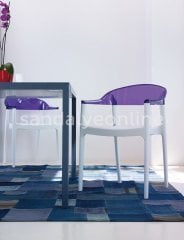 Carmen White Balcony Chair
