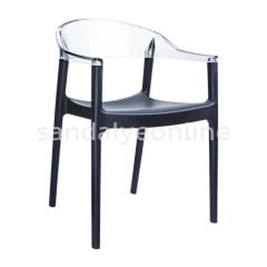 Carmen Black Plastic Chair