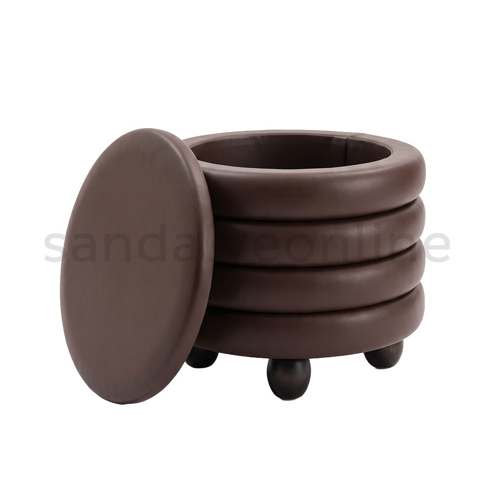 Bossie Leather Chest Puff