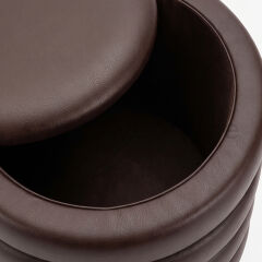 Bossie Leather Chest Puff