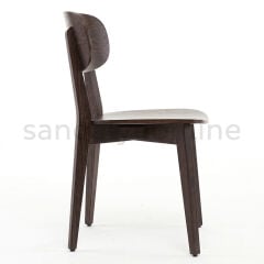 Benef Wenge Wooden Cafe Chair Wooden Chairs - Sandalye Online