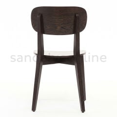 Benef Wenge Wooden Cafe Chair Wooden Chairs - Sandalye Online