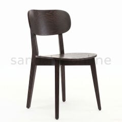Benef Venge Ahşap Cafe Sandalyesi