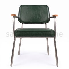 Ergo Matte Chrome Armchair Cafe Chairs - Sandalye Online