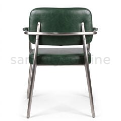 Ergo Matte Chrome Armchair Cafe Chairs - Sandalye Online